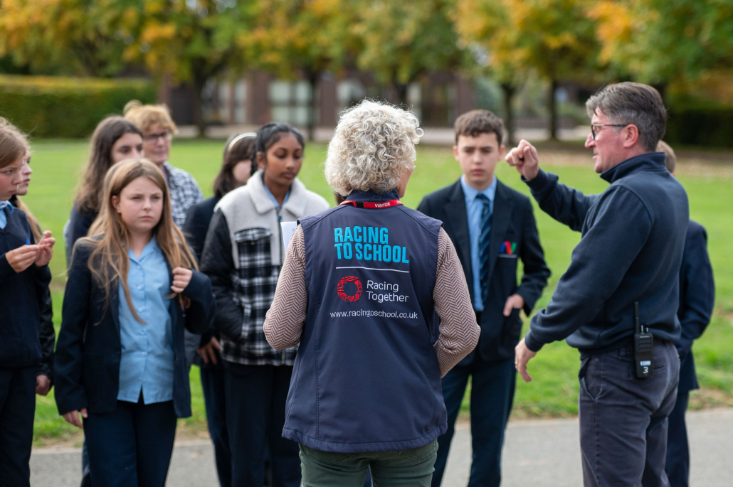 Newmarket Academy Godolphin Beacon Project Racing to School. New
