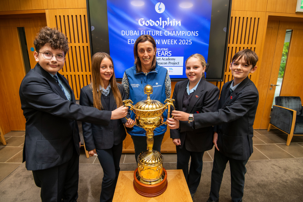 Newmarket Academy Godolphin Beacon Project Racing to School. New
